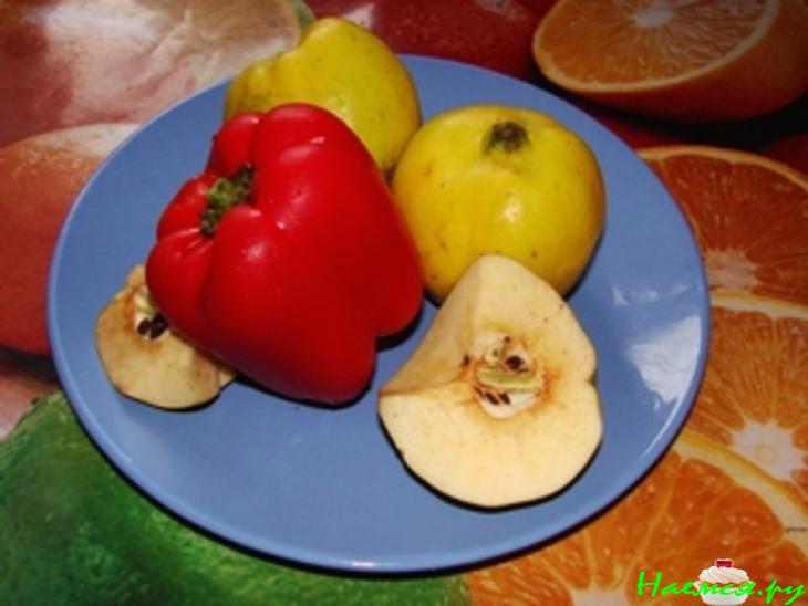 Зимняя радость или Айва, маринованная с перцем