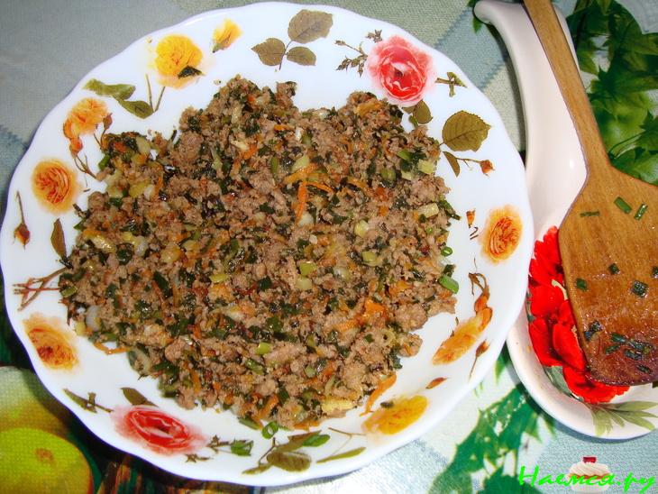 Блины в "дырочку" с припеком