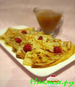 Креп Сюзетт (блинчики)