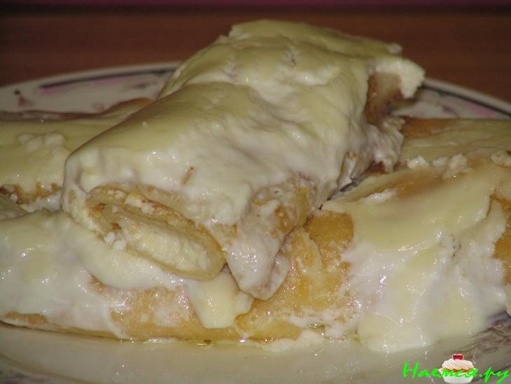 Блинчики "Неженка" с творогом и изюмом