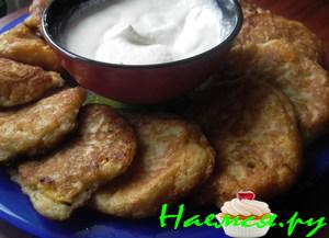 Овсяные оладьи с хурмой Овсяные оладьи с хурмой