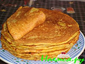 Гречнево-тыквенные блины