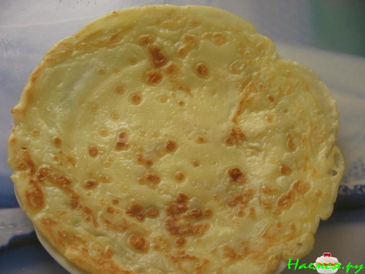 Блинчики на молоке с начинкой