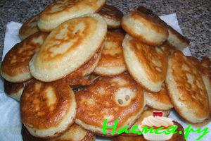 Оладьи пшеничные дрожжевые