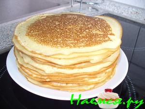 Блинчики классические на молоке