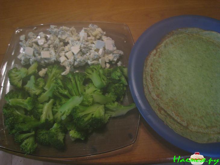 Зеленые блины