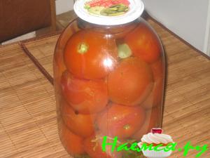 Помидорки на зиму с лимонной кислотой