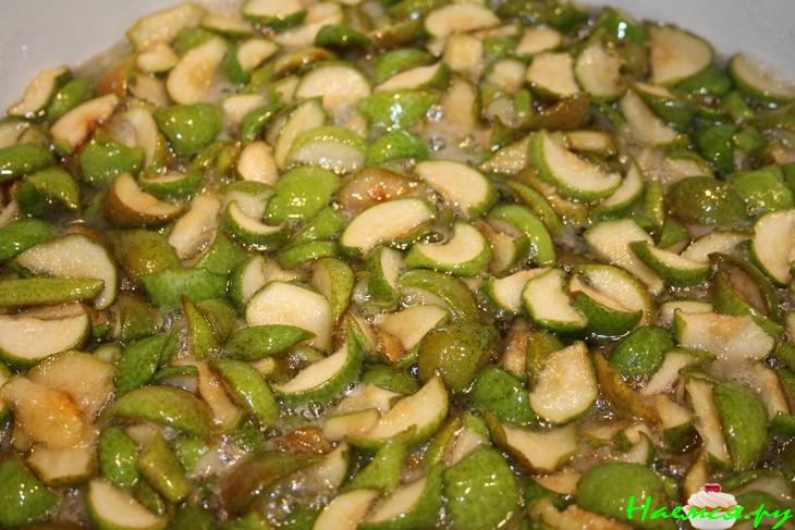 Джем из груш с корицей и лимонкой