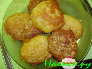 Картофельные блины с мясом