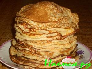 Ржано-пшеничные блинчики Ржано-пшеничные блинчики