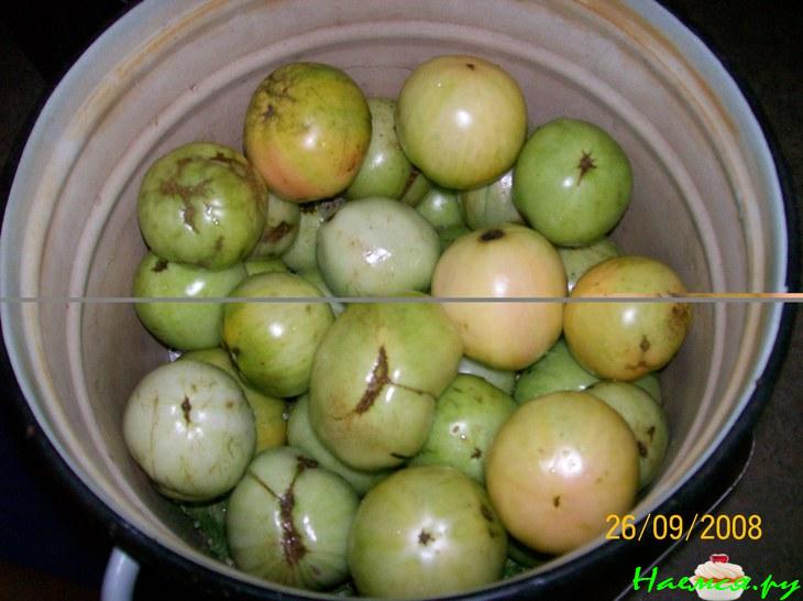 Помидоры соленые разные: зеленые, бурые, красные