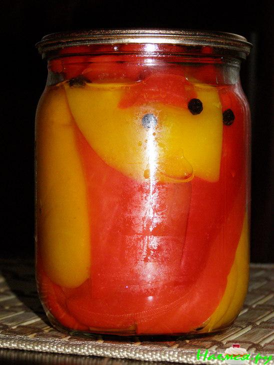 Маринованный перец с мёдом&nbsp; 