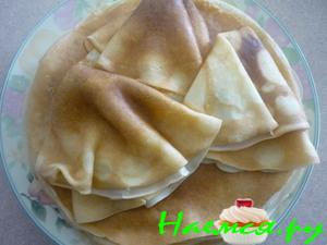 Блинчики обыкновенные с фото