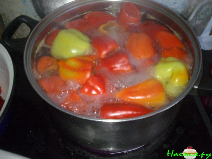 Бланшированный перец Бланшированный перец