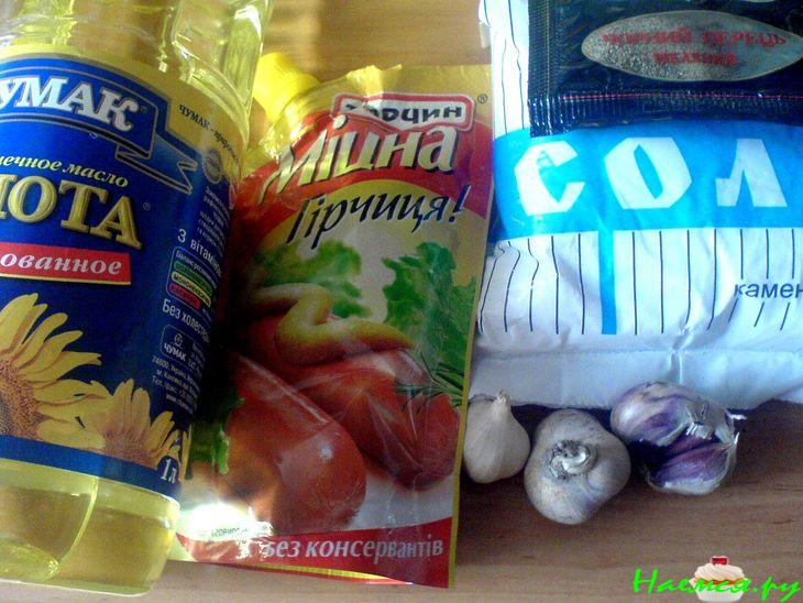 Огурцы с горчицей, закусочные