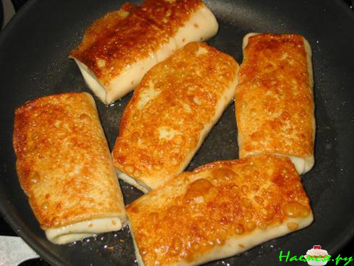 Блинчики с мясом и рисом