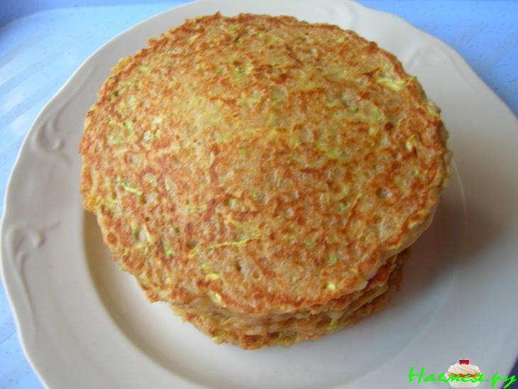 Кабачково-гречневые блинчики-лепешки