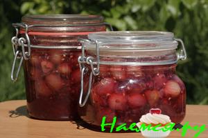 Варенье из крыжовника и малины