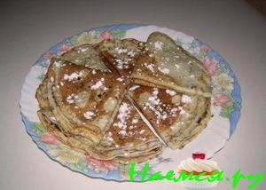 Блинчики с шоколадом Блинчики с шоколадом