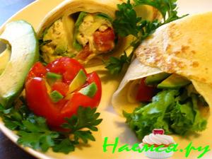 Блинчики с овощной начинкой Блинчики с овощной начинкой