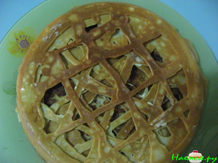 Блинная закуска "Клетка"