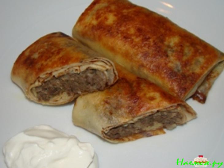 Блинчики с печенкой&nbsp; 