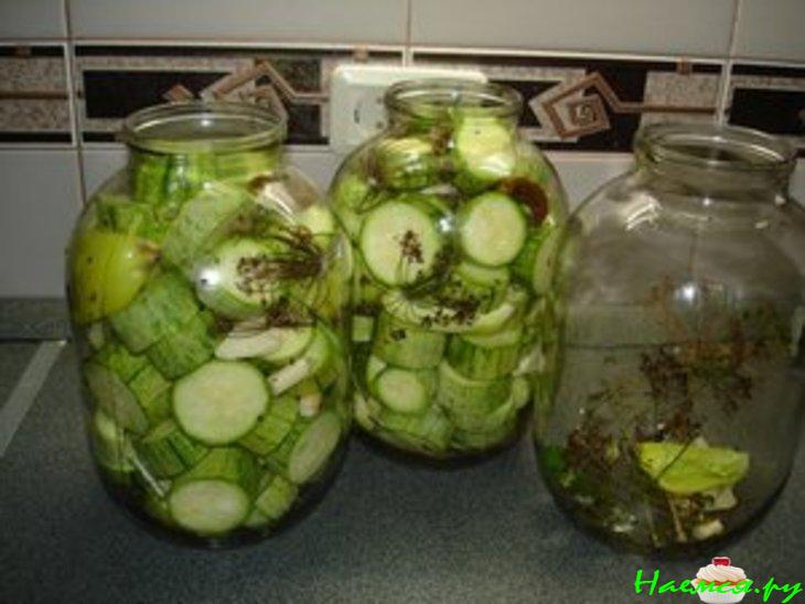 Маринованные кабачки впрок