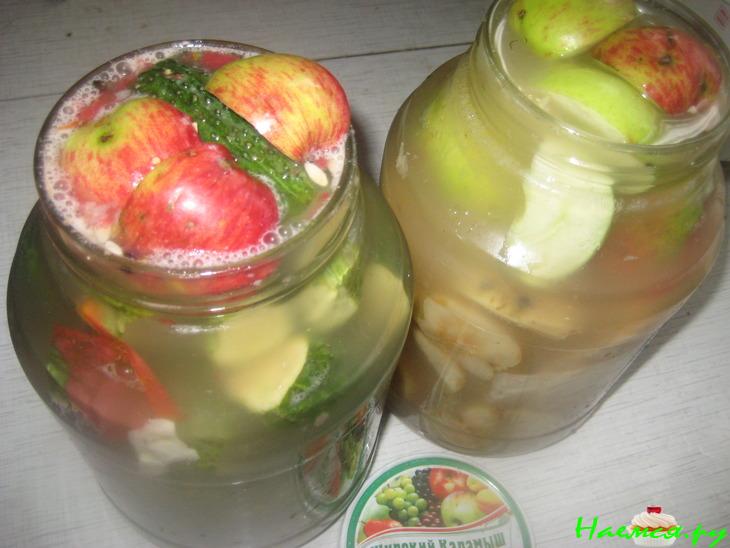 Старорусский рецепт "Разносолы на "смородовом" рассоле"