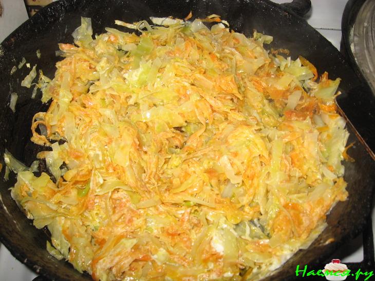 Блинчики картофельные с капустно-морковной начинкой&nbsp; 