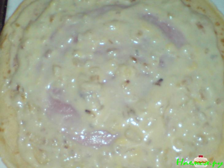 Блинная запеканка "Cordon bleu"