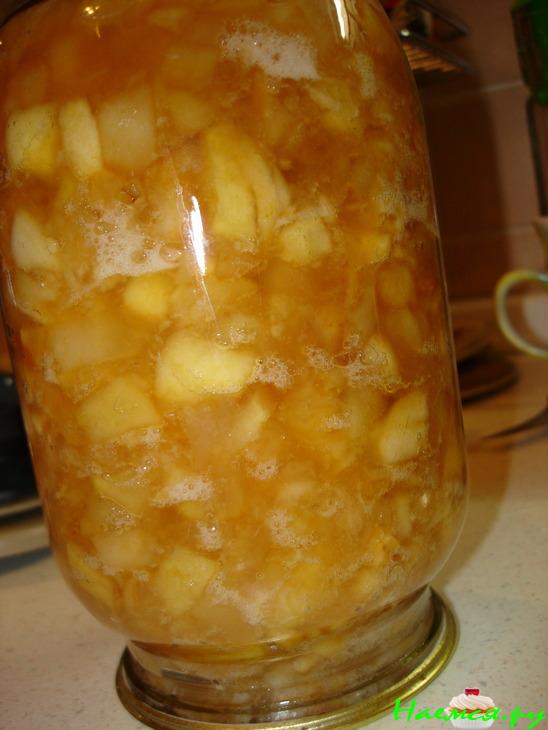 Заготовка из яблок для пирога