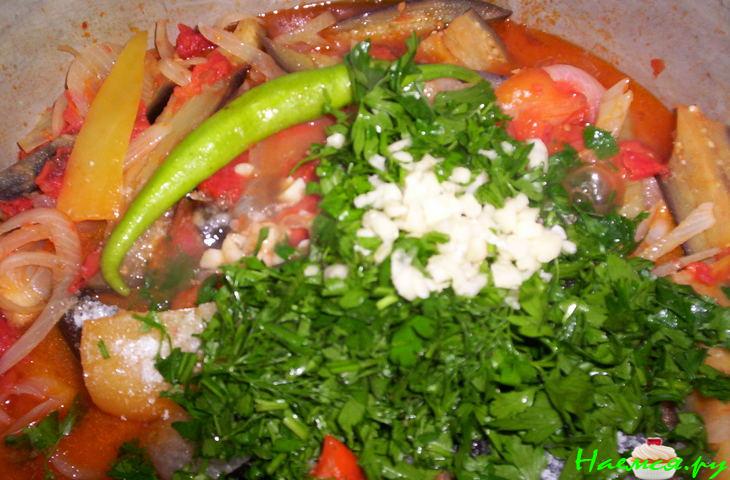 Консервированные овощи для "Мусака Екатерининская"