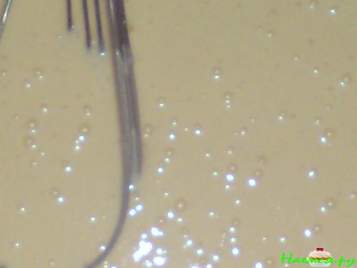 'Горка' из оладий под вишнёвым киселём