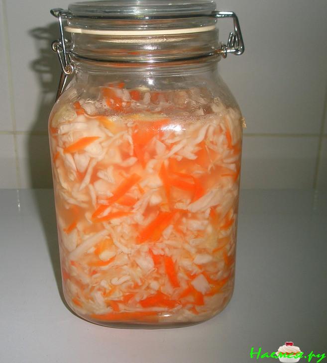 Капуста квашенная (морская соль)