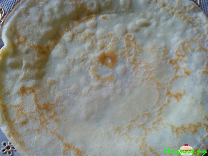 Блинчики в хрустящей корочке с грибной начинкой 