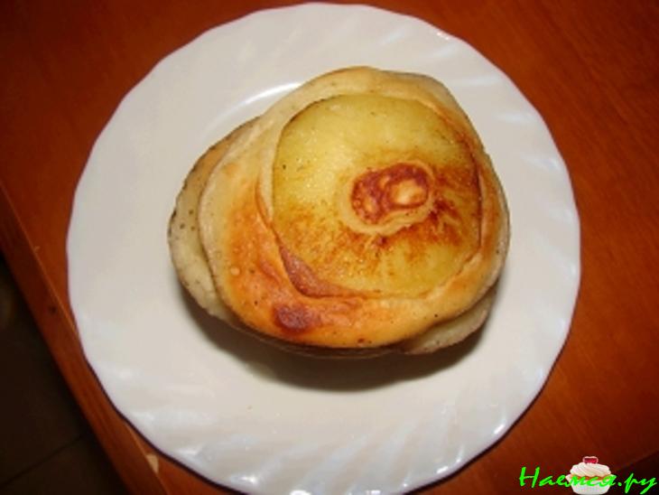 Яблочные оладьи на кефире