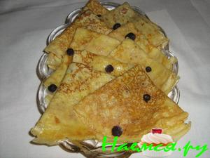 Апельсиновые блины с апельсиновым же соусом