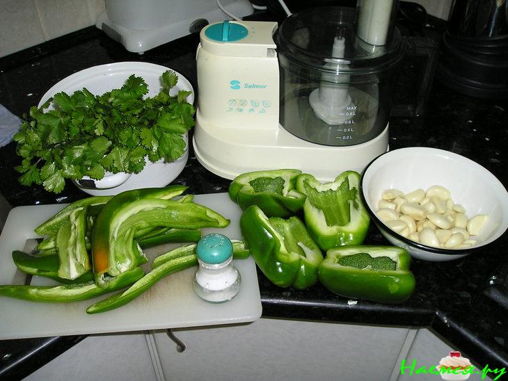 Приправа острая с зеленым перцем