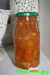 Яблочное варенье с курагой