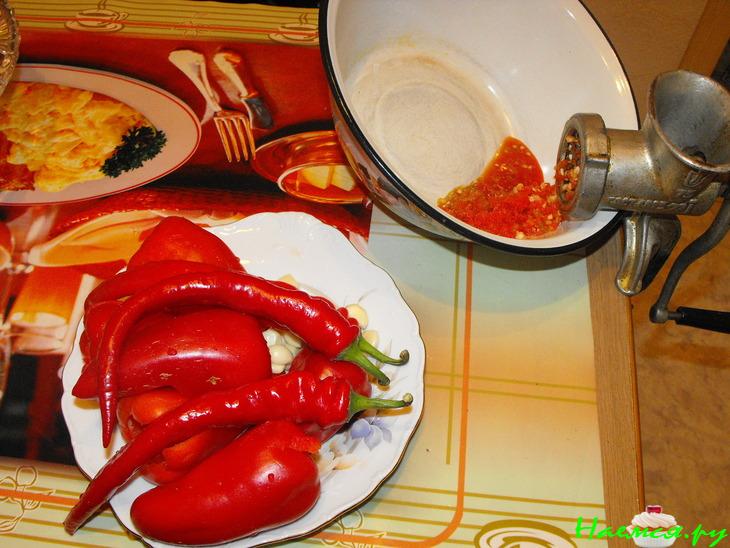 Баклажаны с болгарским перцем остренькие на зиму