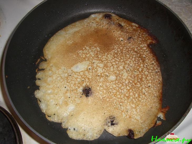 Блинчики обалденные с изюмом!