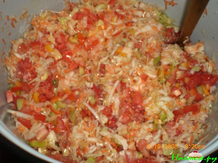 Салат с капустой на зиму