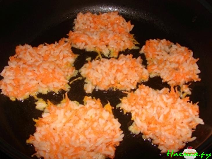 Рисовые оладьи