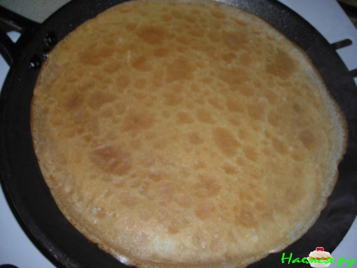 Блинчики с начинкой из капусты и яиц