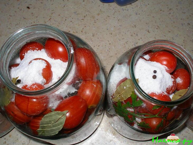 Крохи-помидорчики маринованные