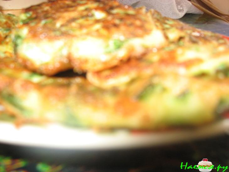 Оладушки из зеленого лука Оладушки из зеленого лука