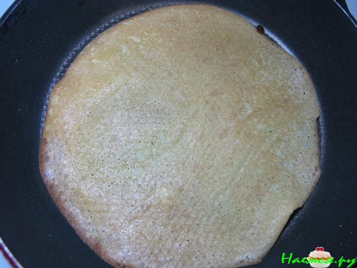 Заварные блины на сыворотке (начинка любая)