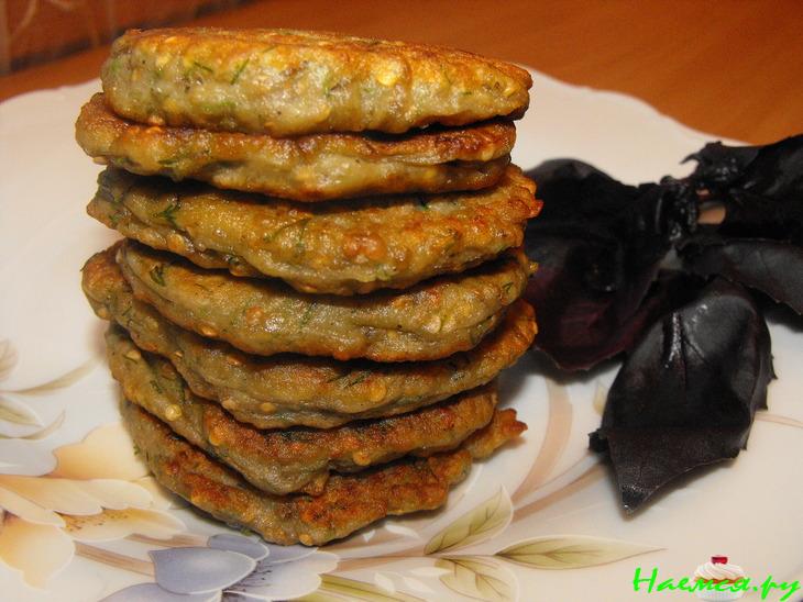 Баклажанные оладьи