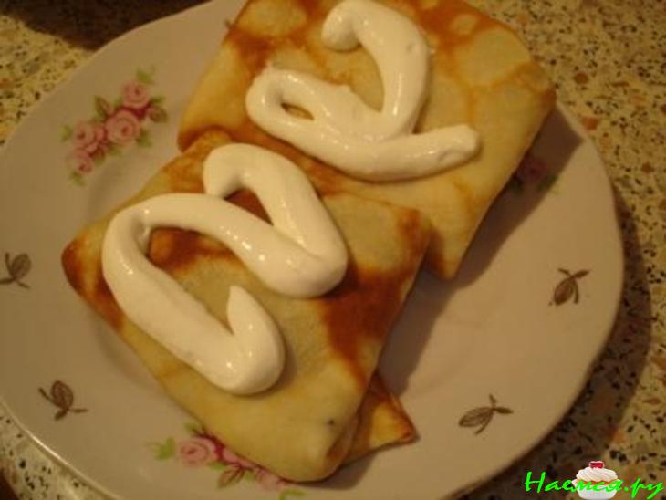 Блины с начинкой (шампиньоны с курицей) Блины с начинкой (шампиньоны с курицей)