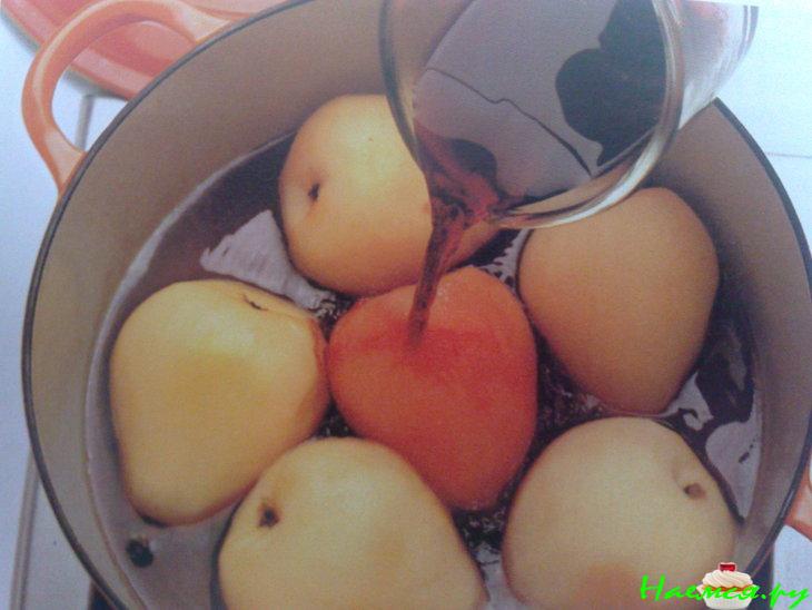 Груши в сиропе из вина